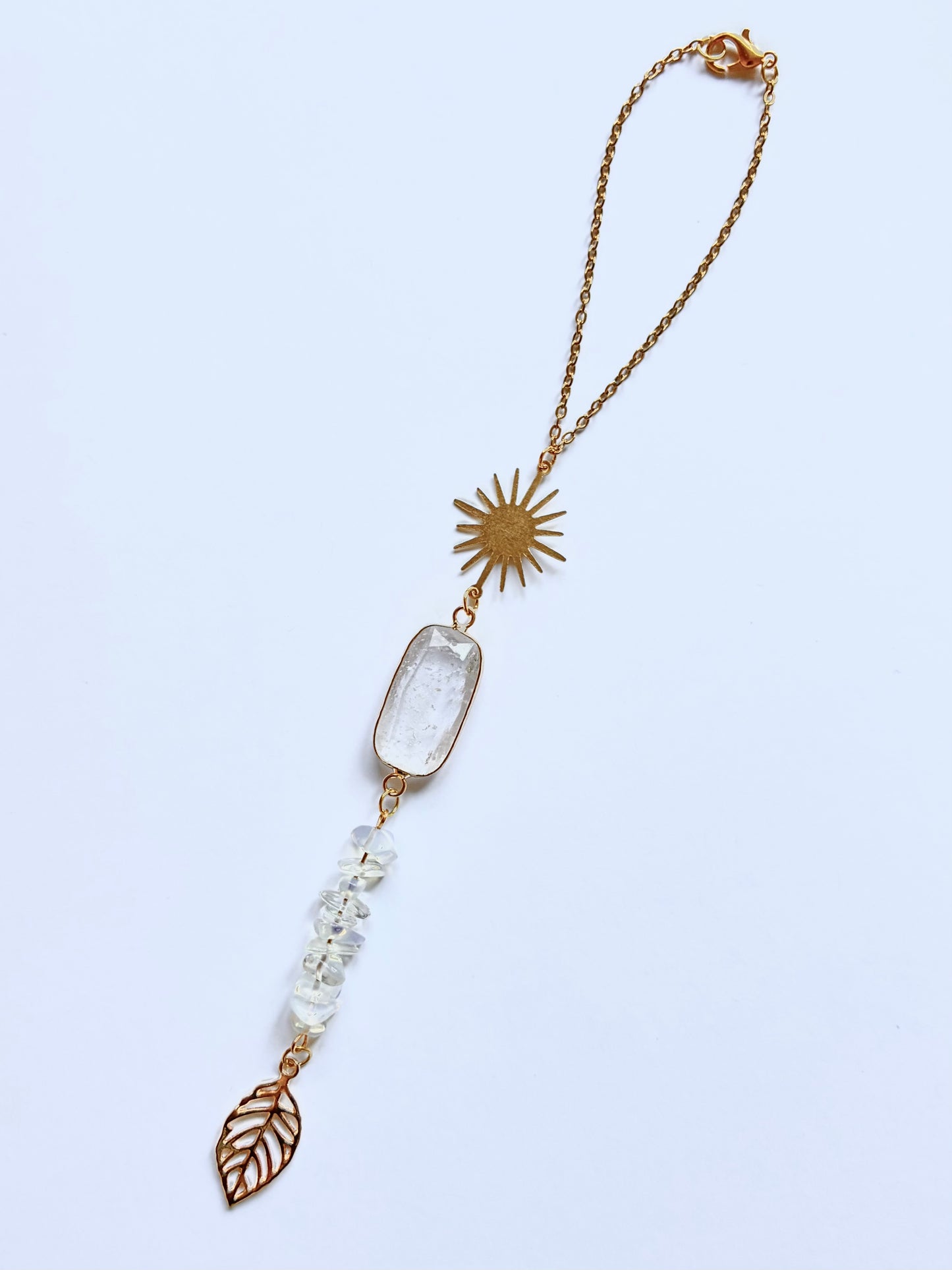Car Charm - Clear Quartz