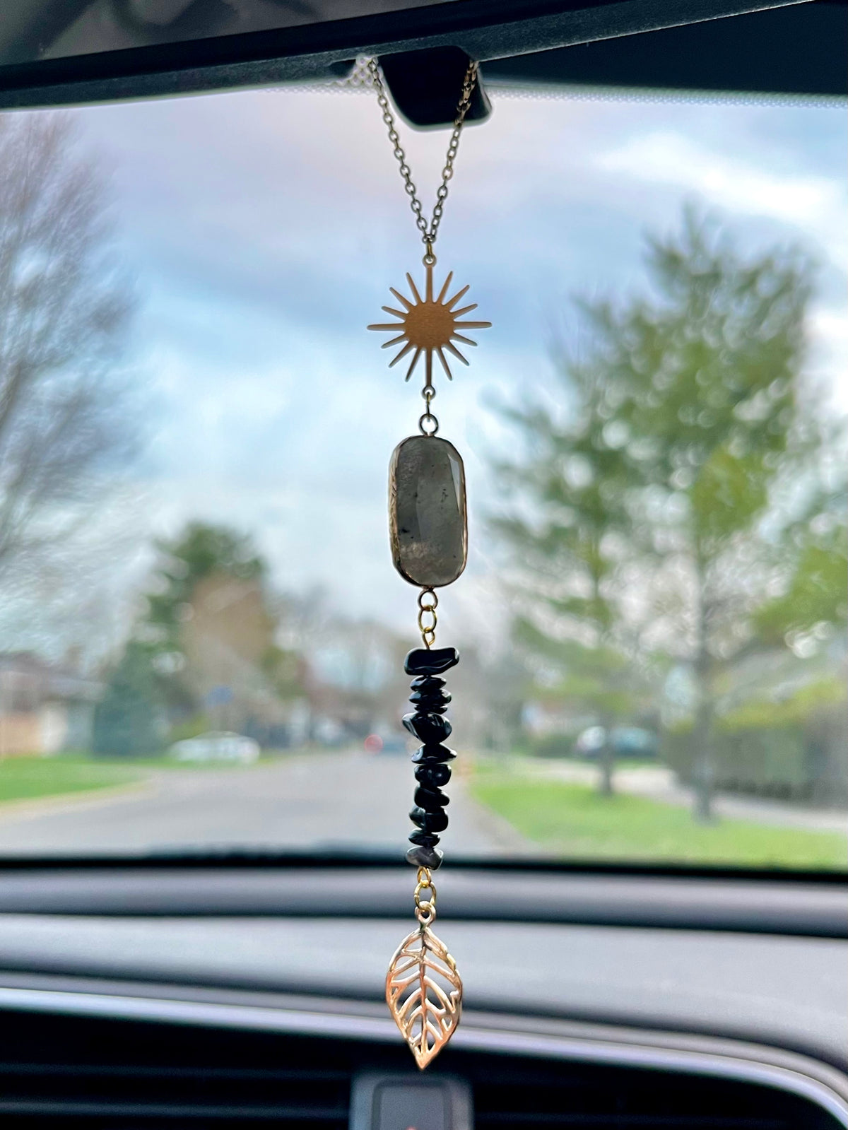 Car Charm - Obsidian