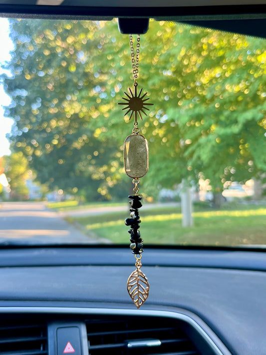 Car Charm - Obsidian
