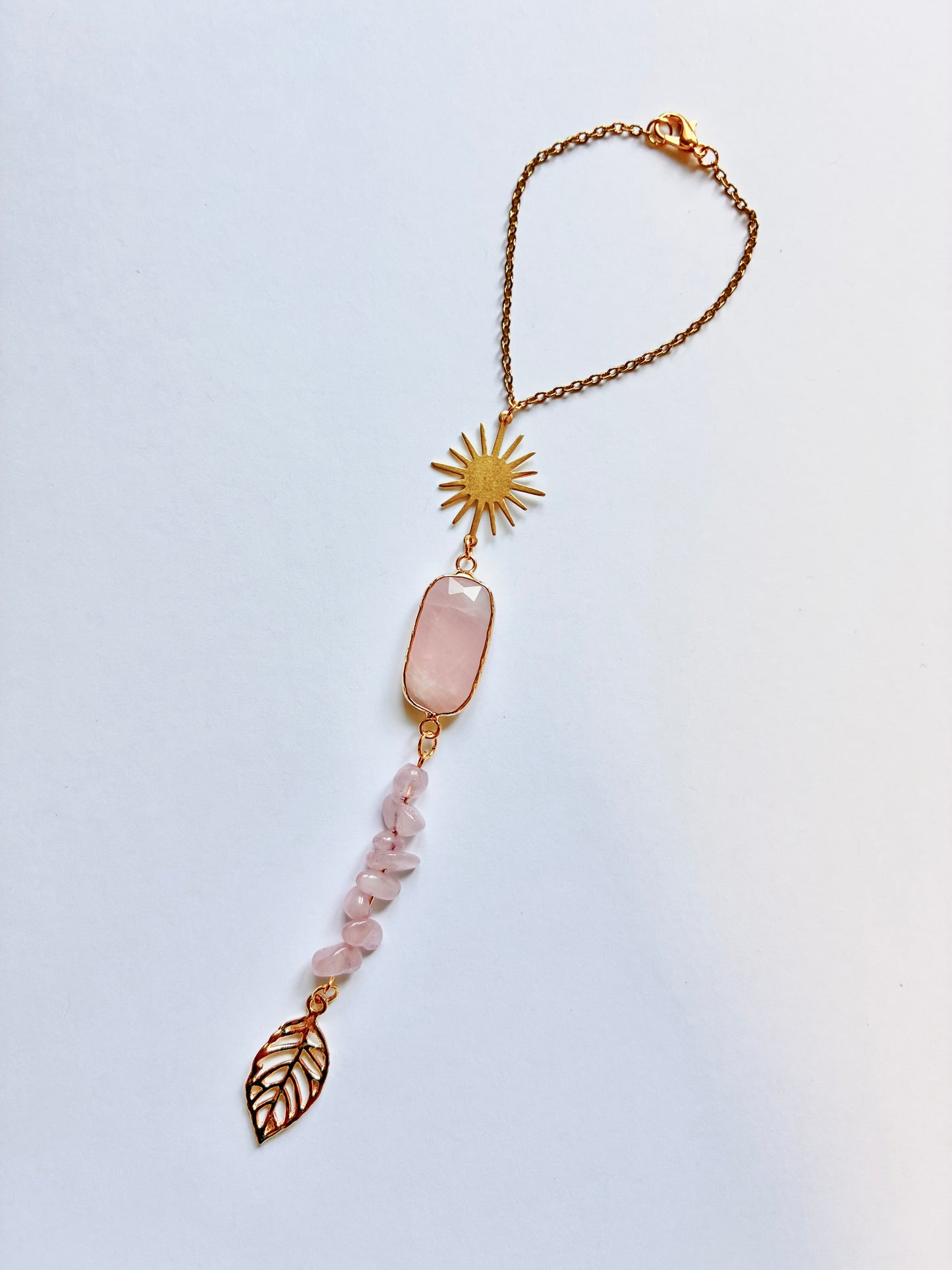 Car Charm - Rose Quartz