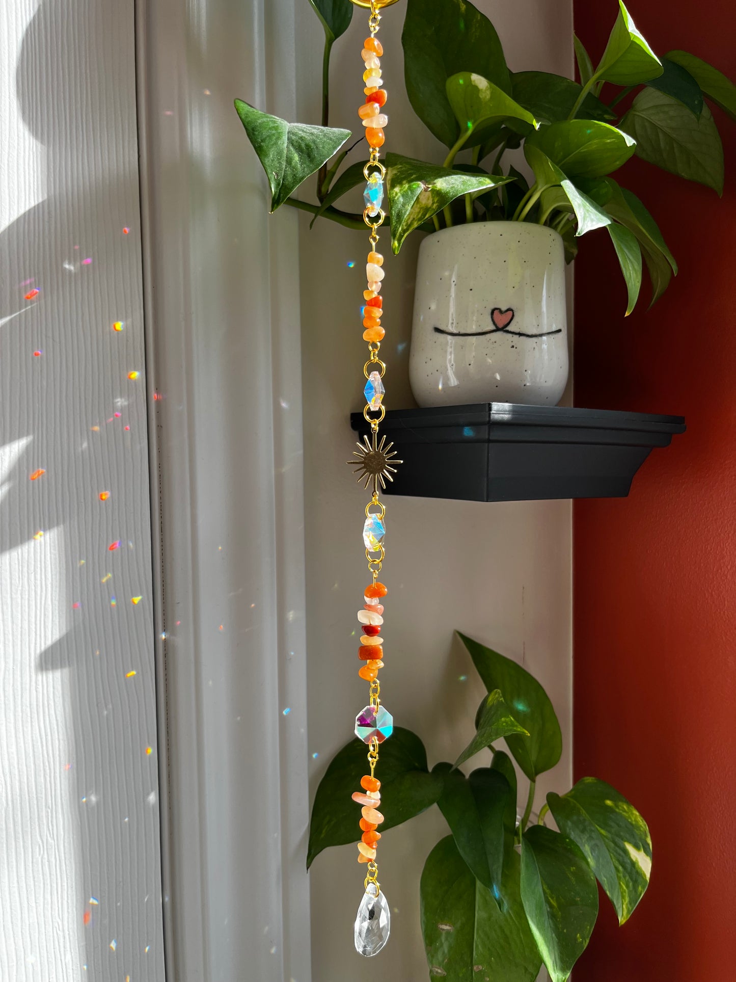 Suncatcher - Red/Orange Aventurine
