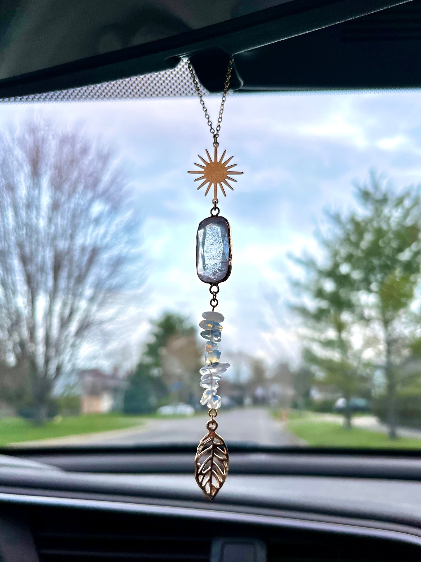 Car Charm - Clear Quartz