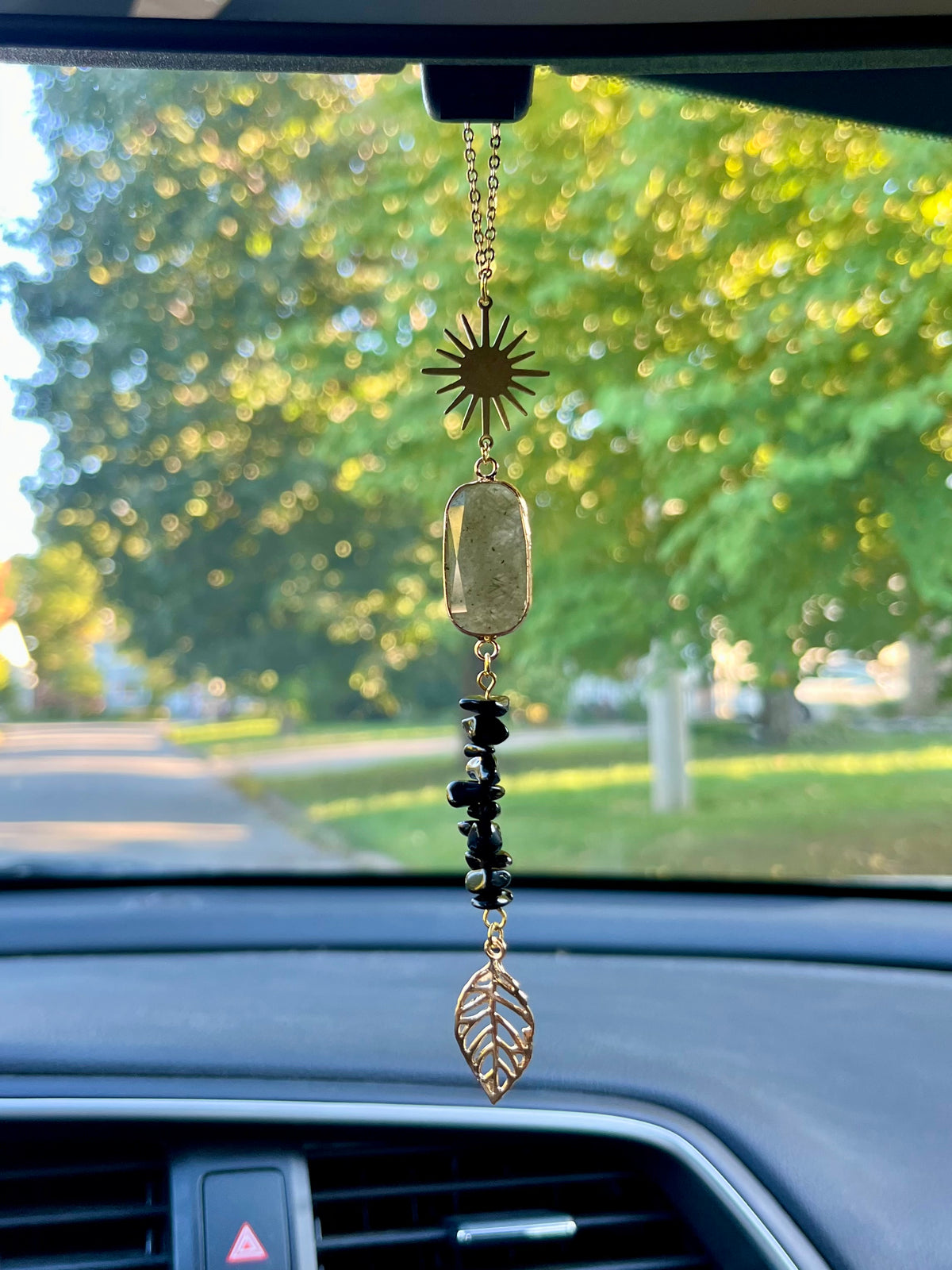 Car Charm - Obsidian